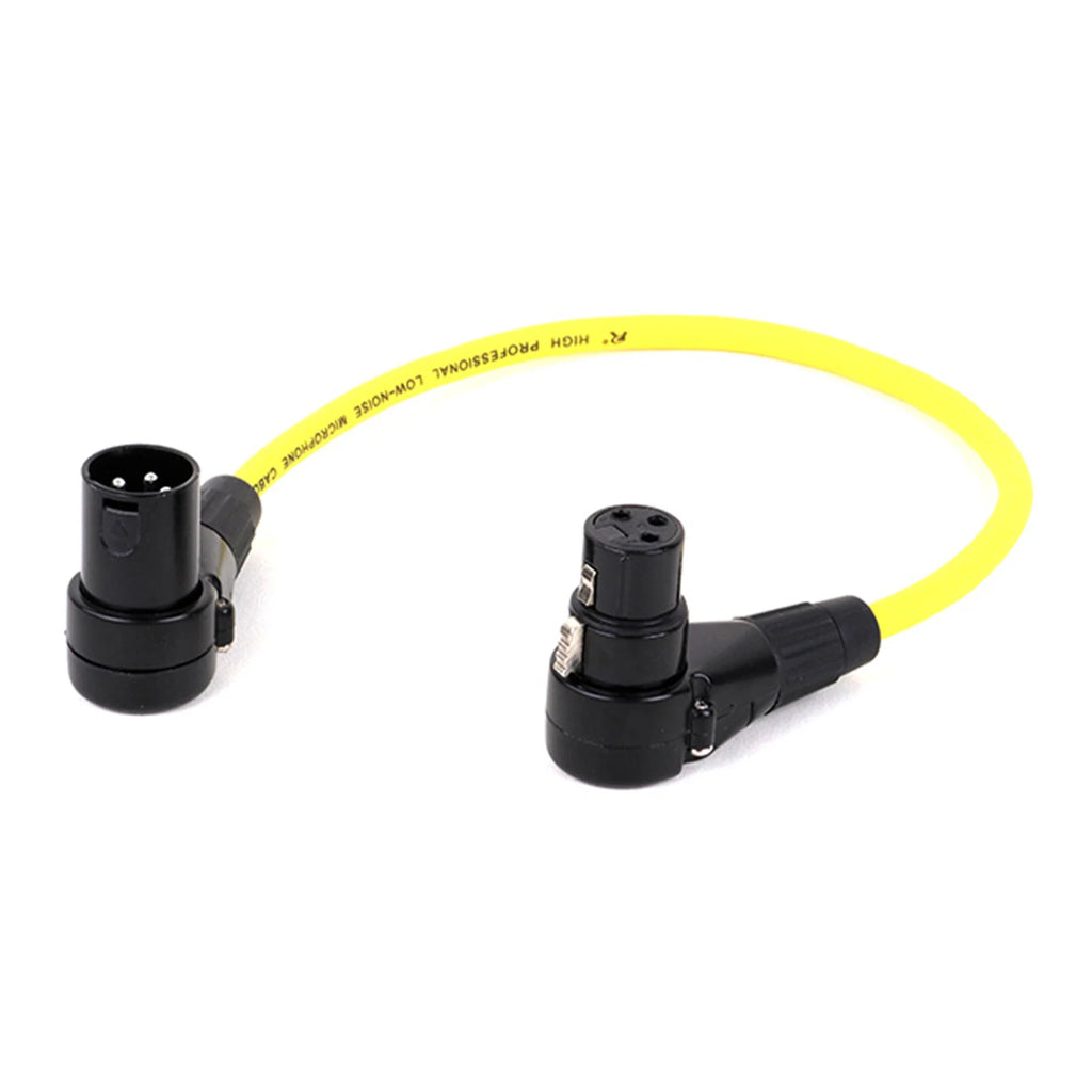 Right Angle XLR Cable (3-Pin Male to Female)
