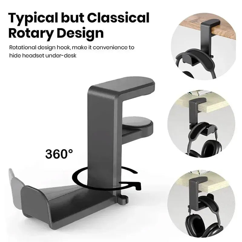 Under Desk Headphone Stand