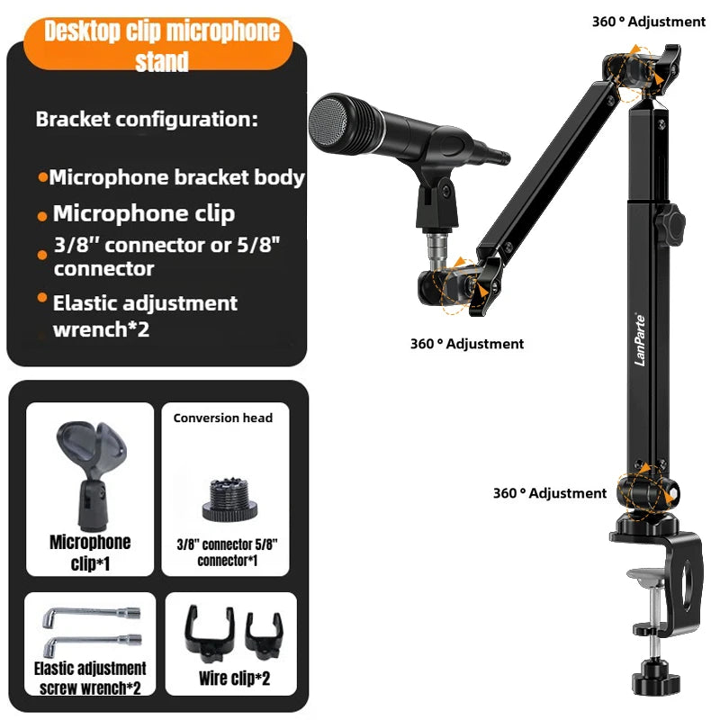Lanparte DSM-01 Adjustable Microphone Boom Arm