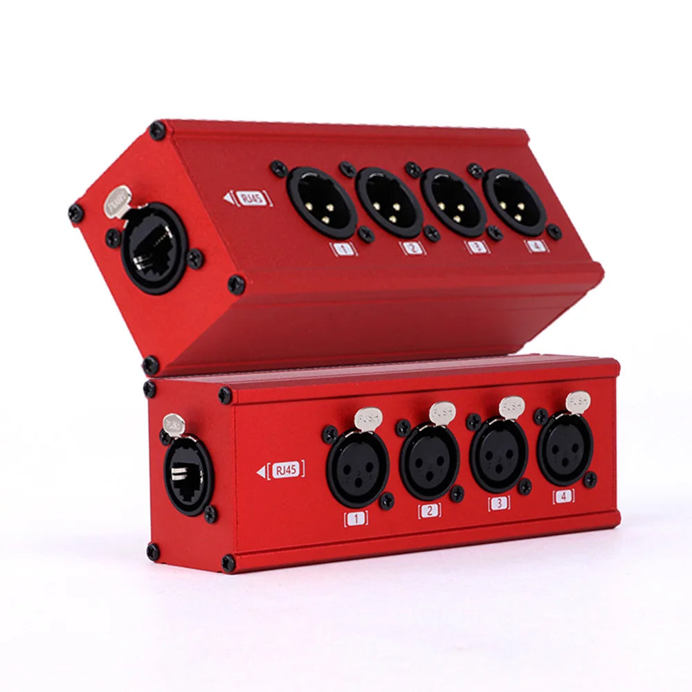 RJ45 to 4-Channel XLR/DMX Extender