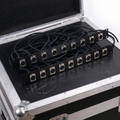 GuerGuo 1U 8-Way XLR Rack Patch Panel