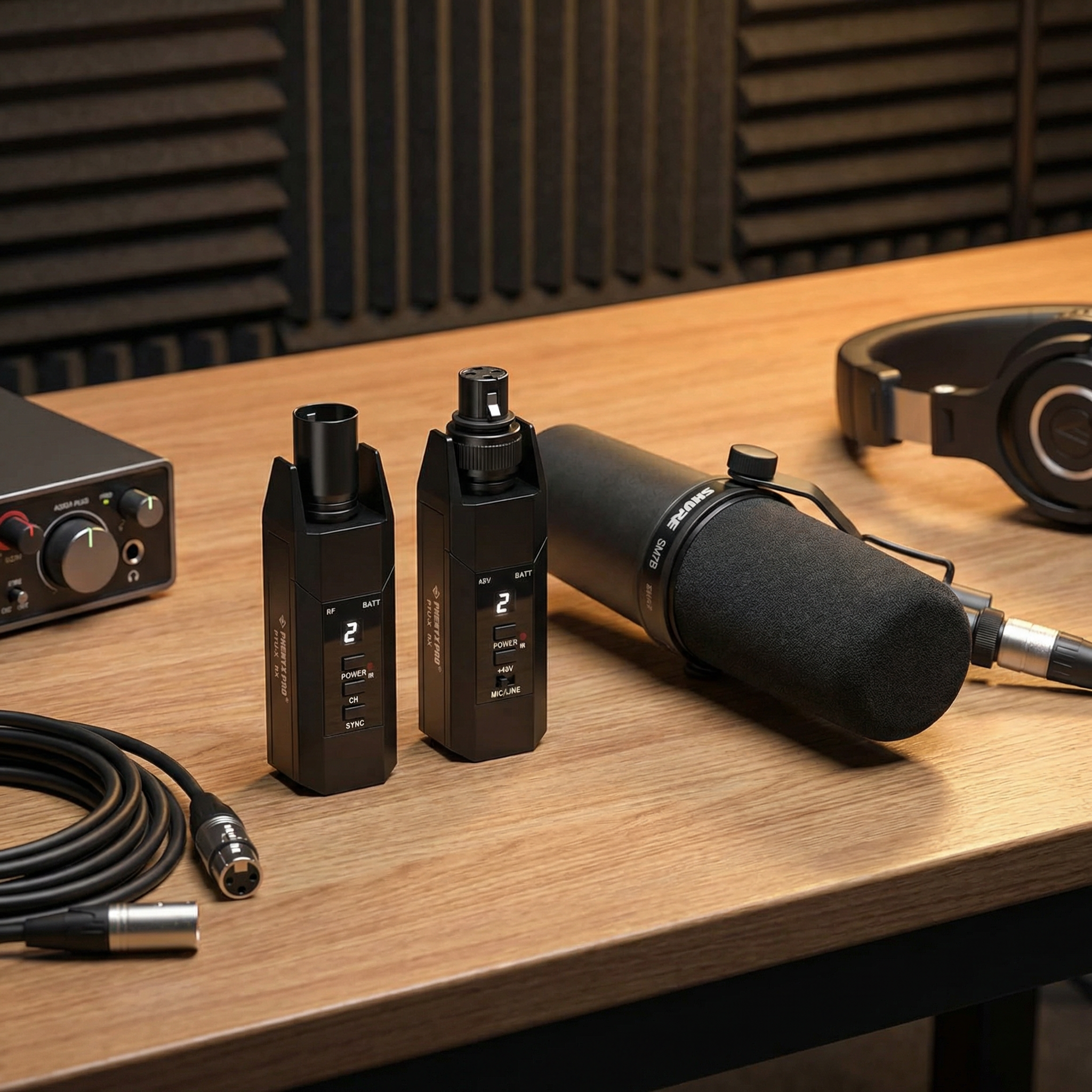 Phenyx Pro PTU-X Plug-On Wireless XLR System