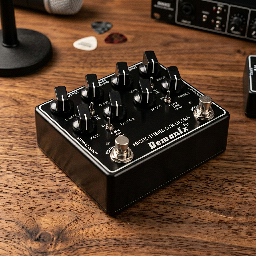 DemonFX Ultra V2 Bass Preamp Pedal