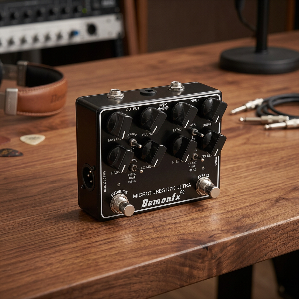 DemonFX Ultra V2 Bass Preamp Pedal