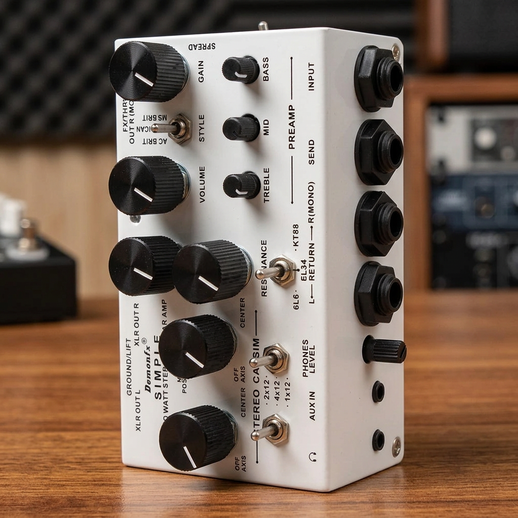 DemonFX SIMPLE Preamp & Cab Simulator Pedal