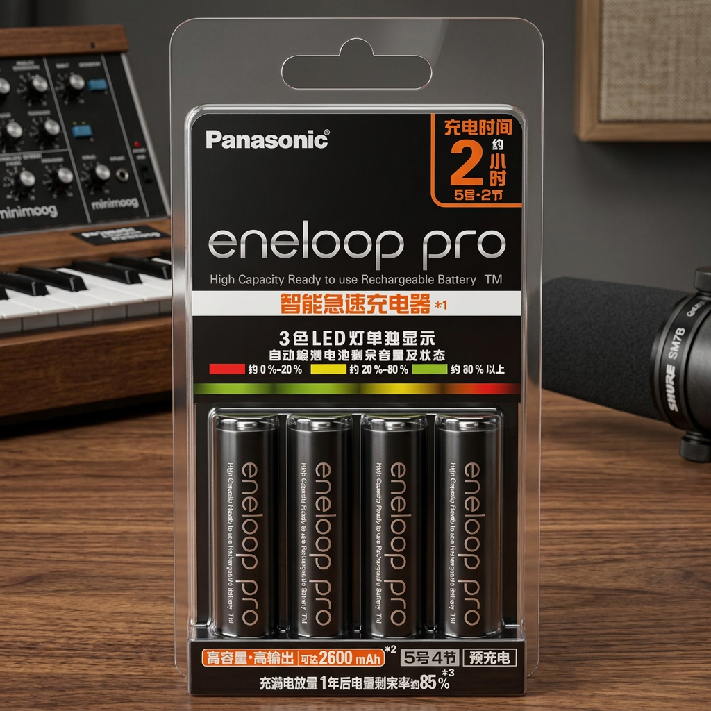Panasonic Eneloop Pro AA Rechargeable Battery Set