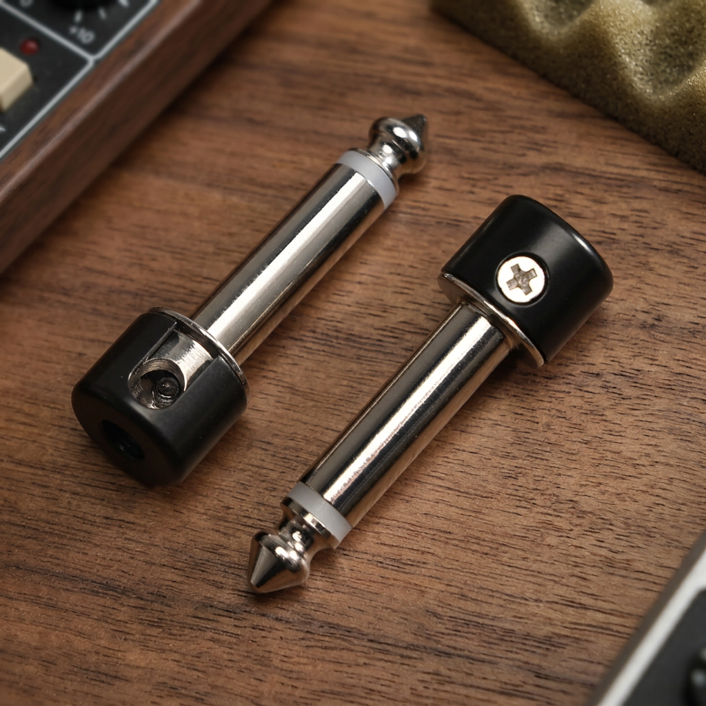 Pro C Solderless 6.35 mm Right-Angle TS Connectors