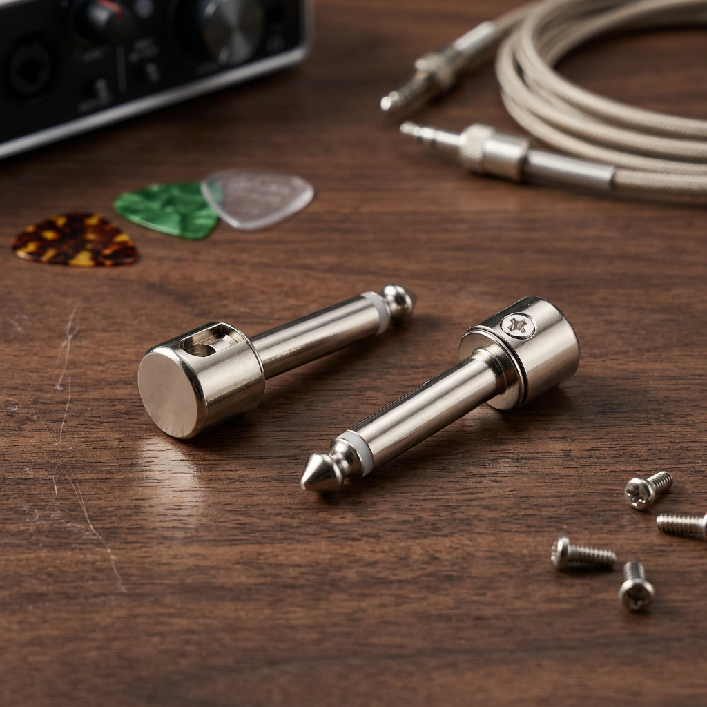 Pro C Solderless 6.35 mm Right-Angle TS Connectors