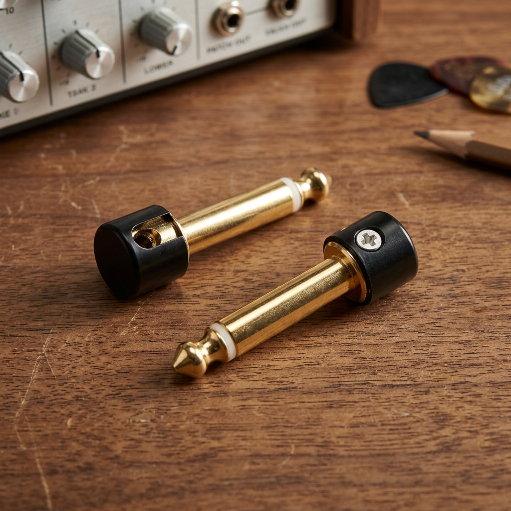 Pro C Solderless 6.35 mm Right-Angle TS Connectors