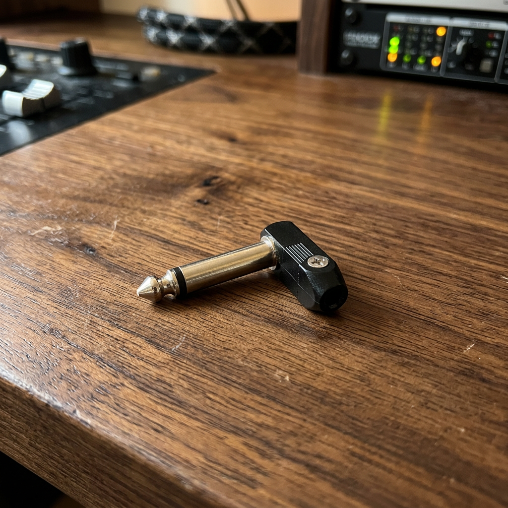 Pro C Solderless 6.35 mm Right-Angle TS Connectors