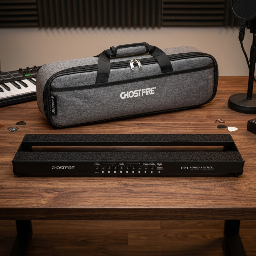 Ghost Fire PP1 Pedalboard with Built-In Power Supply