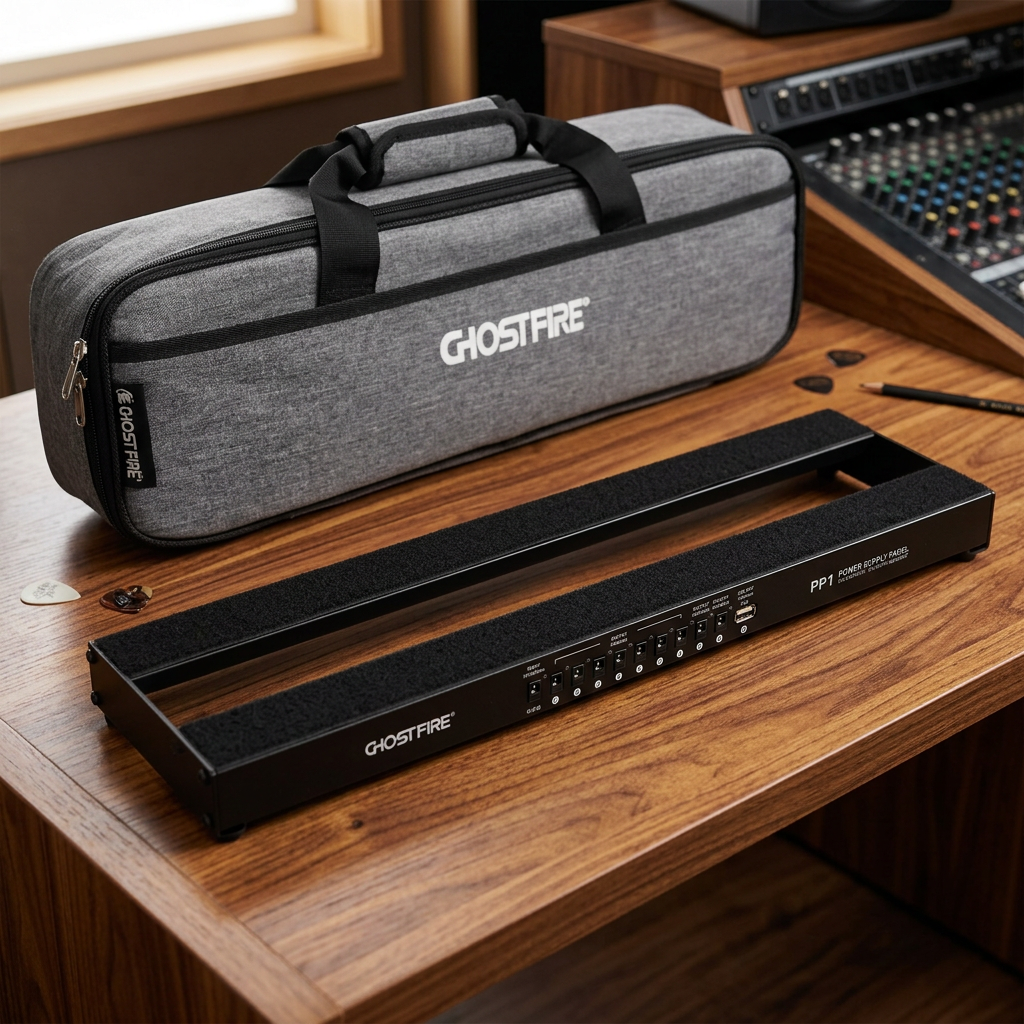 Ghost Fire PP1 Pedalboard with Built-In Power Supply
