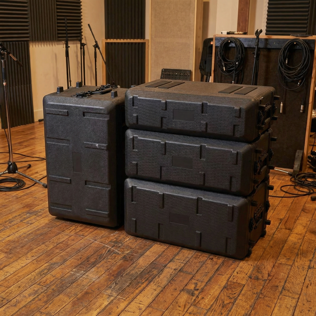 390mm Deep Portable Rack PE Flight Case