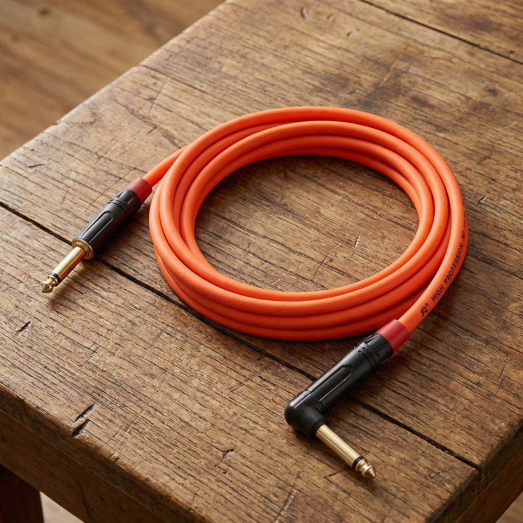 GuerGuo 6.35mm TS Instrument Cable