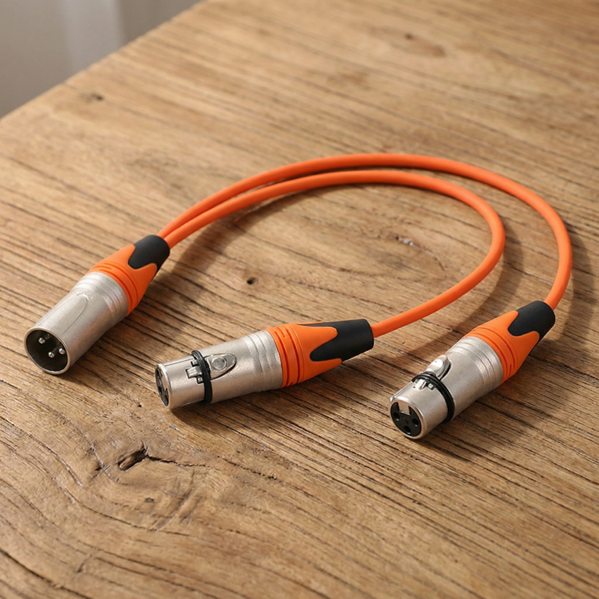 XLR Y-Splitter Cable (1 Male to 2 Female)