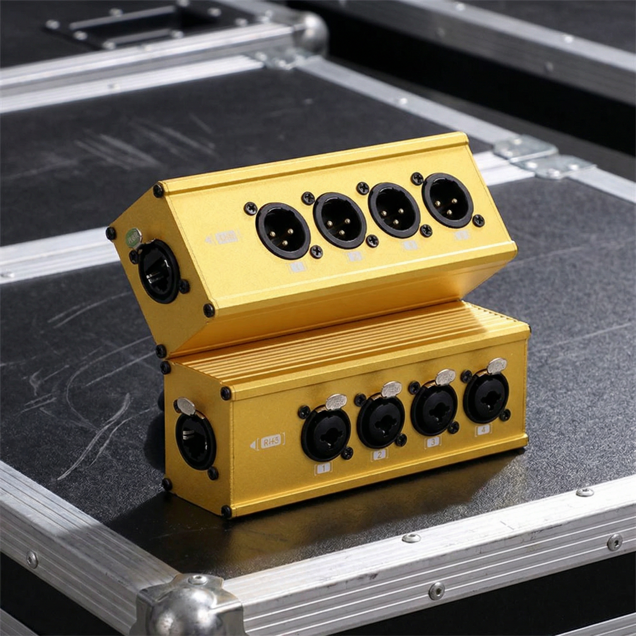 RJ45 to 4-Channel XLR/DMX Extender