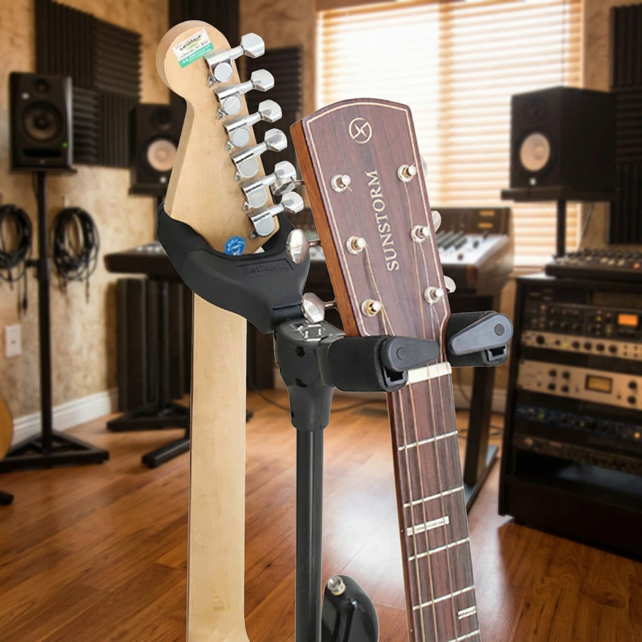 Flanger Dual Head Guitar Stand (FL-08D)